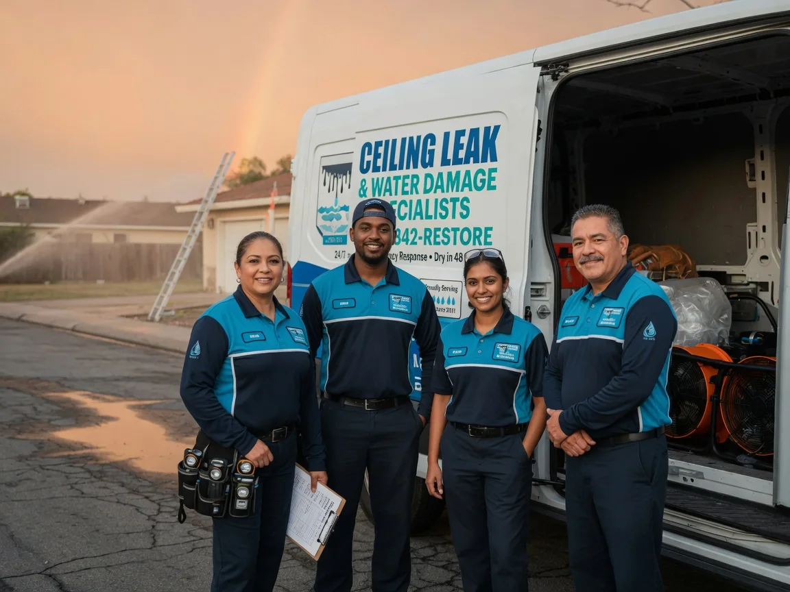 Ceiling Leak Cleanup company in Mendota, MN